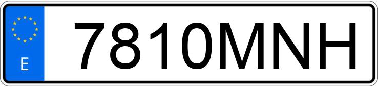 Numer rejestracyjny 7810MNH posiada NISSAN QASHQAI