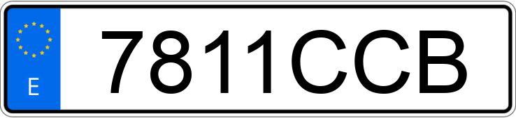 Numer rejestracyjny 7811CCB posiada FIAT PUNTO