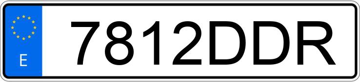 Numer rejestracyjny 7812DDR posiada VOLKSWAGEN CADDY Numer rejestracyjny 7812DDR posiada VOLKSWAGEN CADDY