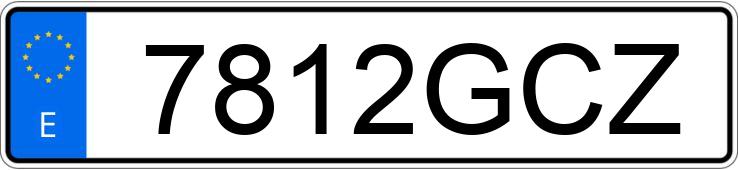 Numer rejestracyjny 7812GCZ posiada KIA CARENS