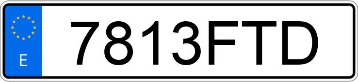 Numer rejestracyjny 7813FTD posiada AUDI A3 Numer rejestracyjny 7813FTD posiada AUDI A3