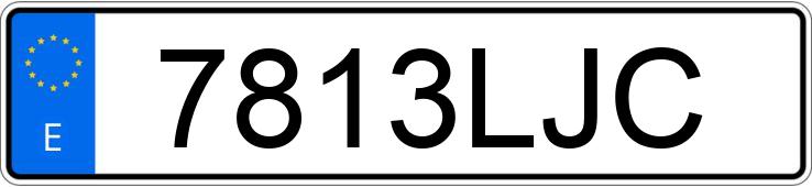 Numer rejestracyjny 7813LJC posiada NISSAN QASHQAI