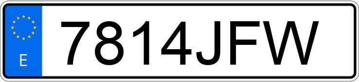 Numer rejestracyjny 7814JFW posiada NISSAN JUKE Numer rejestracyjny 7814JFW posiada NISSAN JUKE