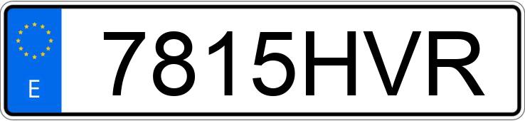 Numer rejestracyjny 7815HVR posiada KTM ENDURO 250