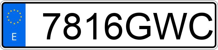 Numer rejestracyjny 7816GWC posiada CHEVROLET-GM EPICA