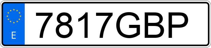 Numer rejestracyjny 7817GBP posiada YAMAHA YZF R6 Numer rejestracyjny 7817GBP posiada YAMAHA YZF R6