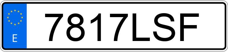 Numer rejestracyjny 7817LSF posiada NISSAN JUKE