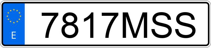 Numer rejestracyjny 7817MSS posiada SEAT ATECA