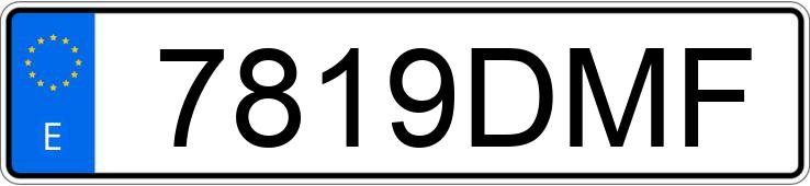 Numer rejestracyjny 7819DMF posiada CITROEN C4