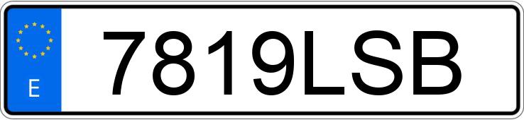 Numer rejestracyjny 7819LSB posiada MERCEDES V (638-639-447)