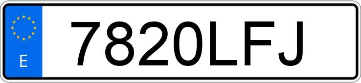 Numer rejestracyjny 7820LFJ posiada PEUGEOT 3008