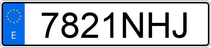 Numer rejestracyjny 7821NHJ posiada HYUNDAI KONA