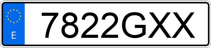 Numer rejestracyjny 7822GXX posiada GILERA GP Numer rejestracyjny 7822GXX posiada GILERA GP