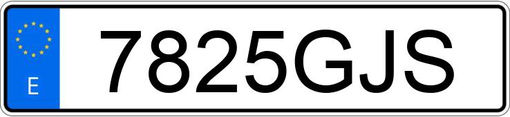 Numer rejestracyjny 7825GJS posiada CITROEN C4 PICASSO 5PZ