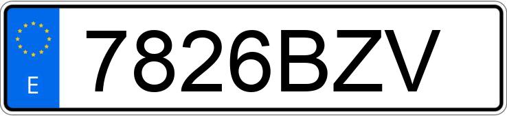 Numer rejestracyjny 7826BZV posiada TOYOTA AVENSIS Numer rejestracyjny 7826BZV posiada TOYOTA AVENSIS