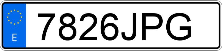 Numer rejestracyjny 7826JPG posiada NISSAN QASHQAI