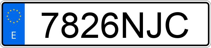 Numer rejestracyjny 7826NJC posiada FIAT SCUDO Numer rejestracyjny 7826NJC posiada FIAT SCUDO