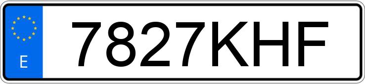 Numer rejestracyjny 7827KHF posiada NISSAN QASHQAI