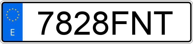 Numer rejestracyjny 7828FNT posiada BMW X5