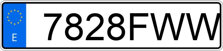 Numer rejestracyjny 7828FWW posiada AUDI A3