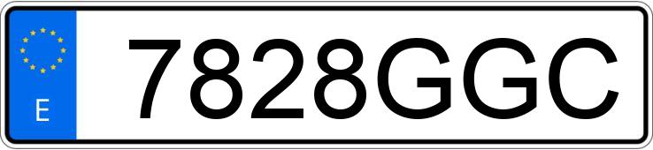 Numer rejestracyjny 7828GGC posiada ALFA ROMEO 159