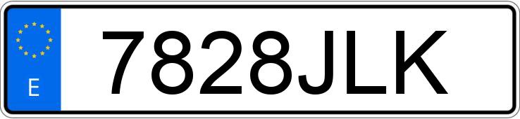 Numer rejestracyjny 7828JLK posiada SEAT IBIZA