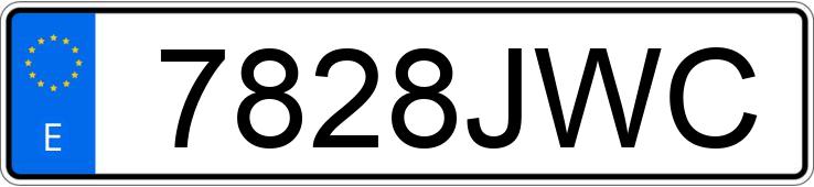 Numer rejestracyjny 7828JWC posiada BMW SERIE 3