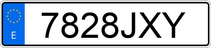 Numer rejestracyjny 7828JXY posiada PEUGEOT 308