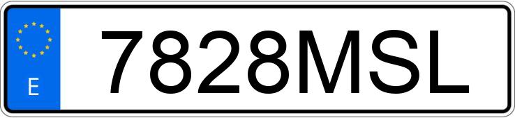 Numer rejestracyjny 7828MSL posiada MERCEDES CLA (118)