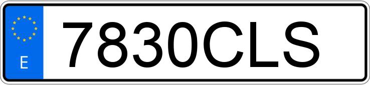 Numer rejestracyjny 7830CLS posiada FORD FUSION