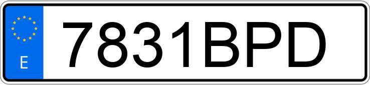 Numer rejestracyjny 7831BPD posiada PEUGEOT 406 Numer rejestracyjny 7831BPD posiada PEUGEOT 406