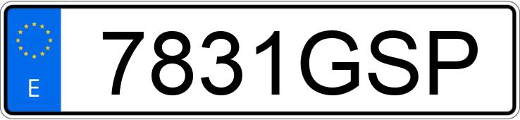 Numer rejestracyjny 7831GSP posiada VOLVO C30