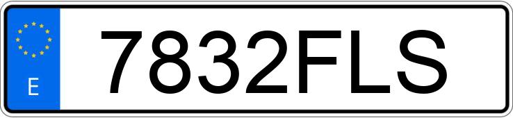 Numer rejestracyjny 7832FLS posiada FORD FOCUS