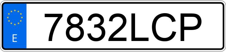 Numer rejestracyjny 7832LCP posiada TOYOTA YARIS ADVANCE 100H 1.5