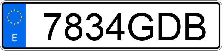 Numer rejestracyjny 7834GDB posiada BMW SERIE 3 Numer rejestracyjny 7834GDB posiada BMW SERIE 3