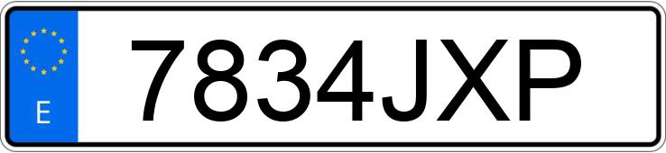 Numer rejestracyjny 7834JXP posiada SEAT LEON