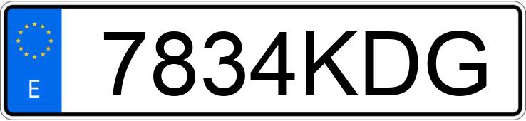 Numer rejestracyjny 7834KDG posiada AUDI A4 Numer rejestracyjny 7834KDG posiada AUDI A4