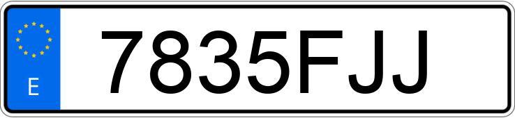 Numer rejestracyjny 7835FJJ posiada BMW SERIE 3 Numer rejestracyjny 7835FJJ posiada BMW SERIE 3