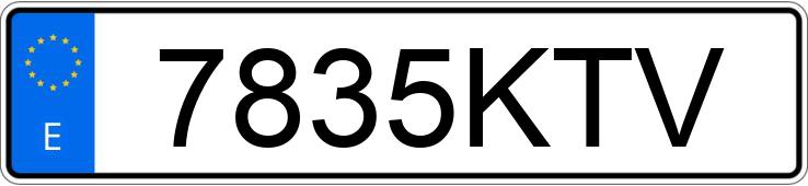 Numer rejestracyjny 7835KTV posiada MERCEDES VITO Numer rejestracyjny 7835KTV posiada MERCEDES VITO