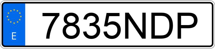 Numer rejestracyjny 7835NDP posiada APRILIA SR GT