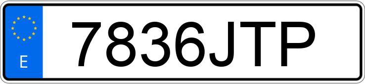 Numer rejestracyjny 7836JTP posiada CITROEN BERLINGO