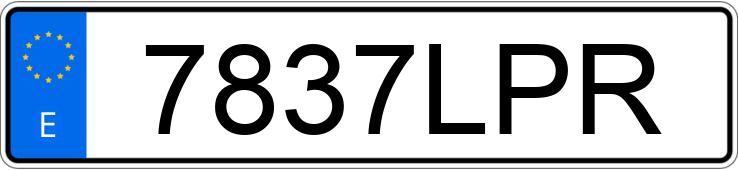 Numer rejestracyjny 7837LPR posiada CITROEN C5 AIRCROSS