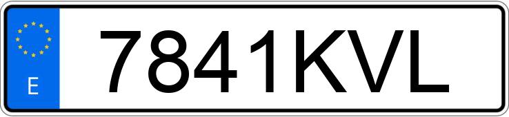 Numer rejestracyjny 7841KVL posiada HYUNDAI I10