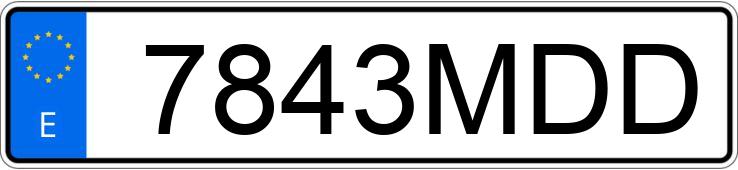 Numer rejestracyjny 7843MDD posiada RENAULT AUSTRAL