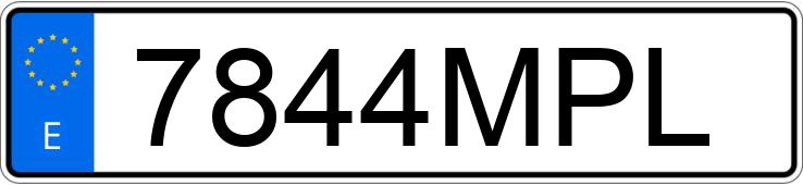 Numer rejestracyjny 7844MPL posiada PEUGEOT 308 Numer rejestracyjny 7844MPL posiada PEUGEOT 308