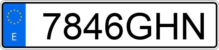 Numer rejestracyjny 7846GHN posiada NISSAN CABSTAR