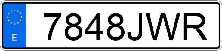 Numer rejestracyjny 7848JWR posiada SEAT LEON Numer rejestracyjny 7848JWR posiada SEAT LEON