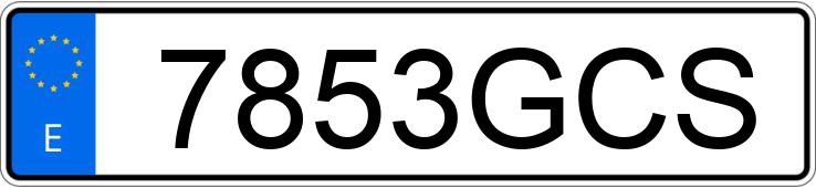 Numer rejestracyjny 7853GCS posiada NISSAN QASHQAI