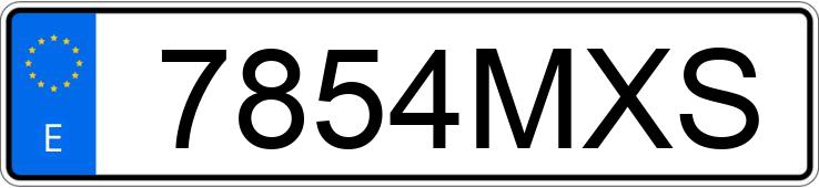 Numer rejestracyjny 7854MXS posiada KIA SPORTAGE