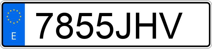 Numer rejestracyjny 7855JHV posiada PEUGEOT PARTNER